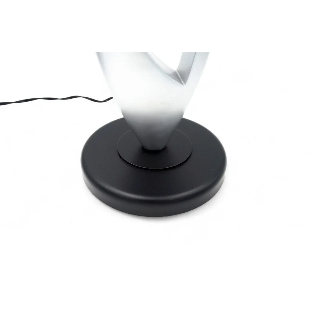 Vintage Lite Source Contemporary Table Lamp Silver Black Orb Modern